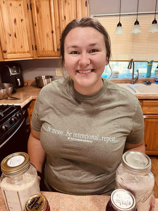 BE Messy BE Intentional Repeat