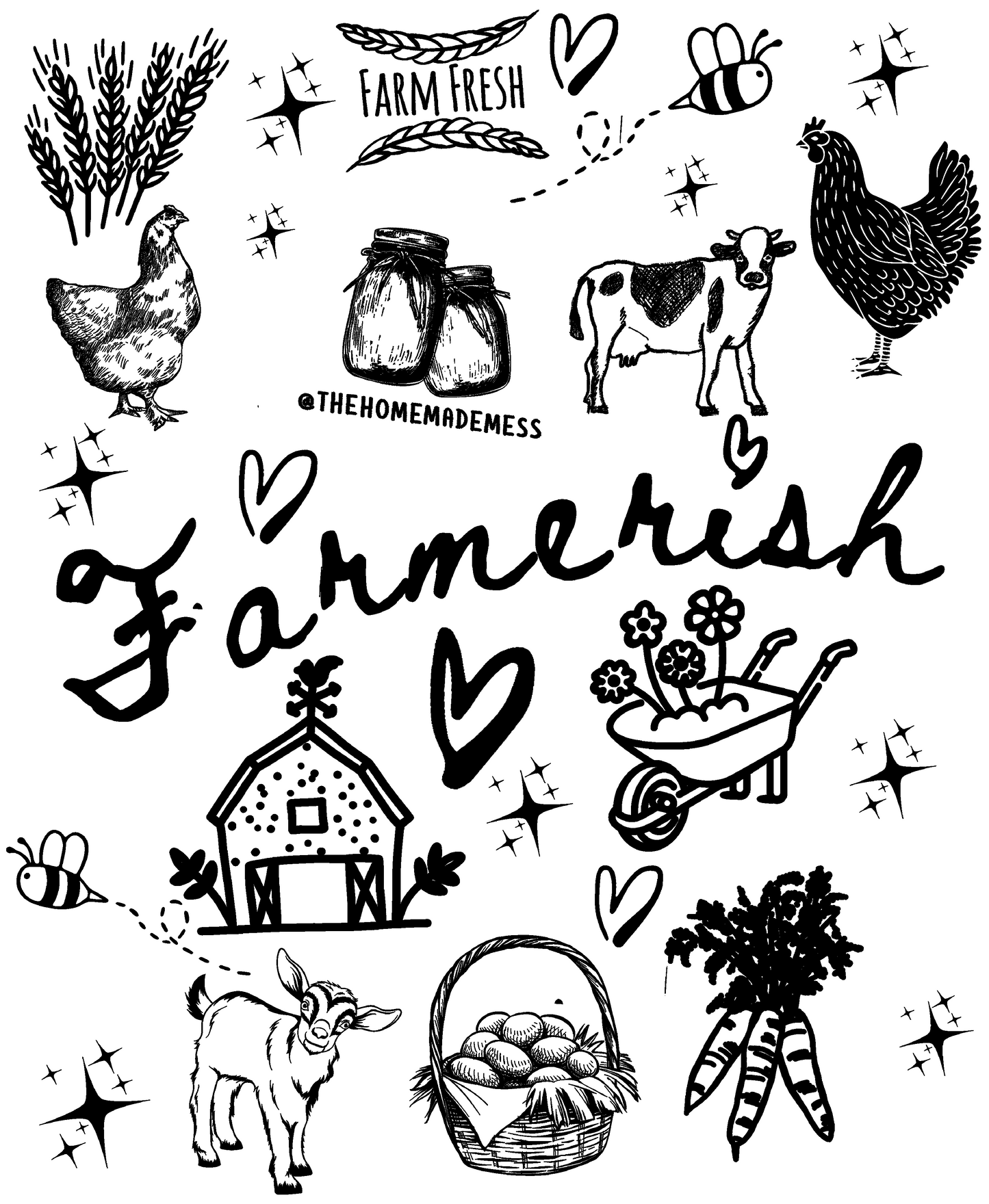 Farmerish @thehomemademess Collection
