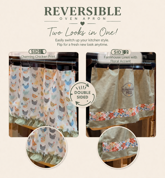 Chicken Oven Apron @TheHomemadeMess