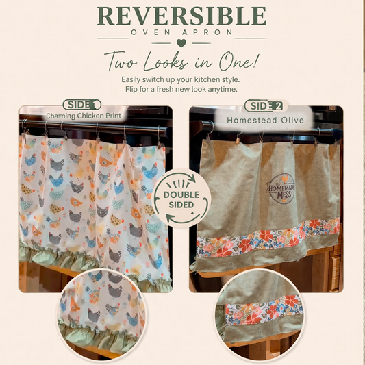 EARY ACCESS - Chicken Oven Apron & Hot Pads @TheHomemadeMess