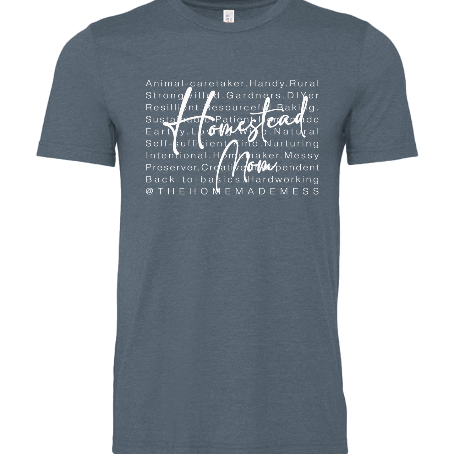 HEATHER SLATE - 3001CVC - FRONT