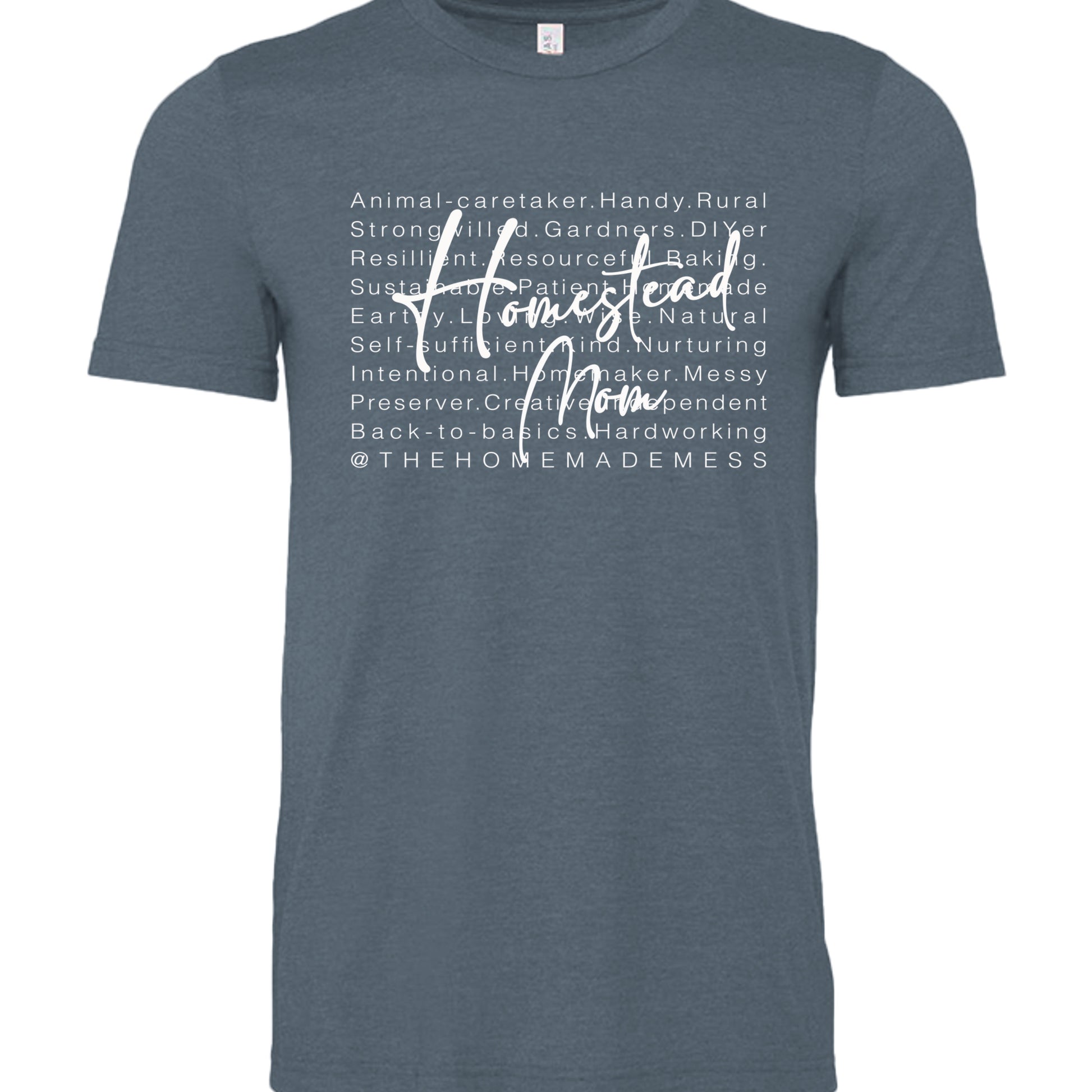 HEATHER SLATE - 3001CVC - FRONT