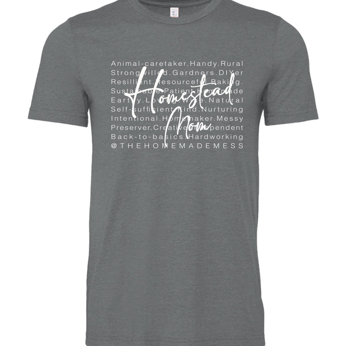 Dark Grey Heather - 3001CVC - FRONT
