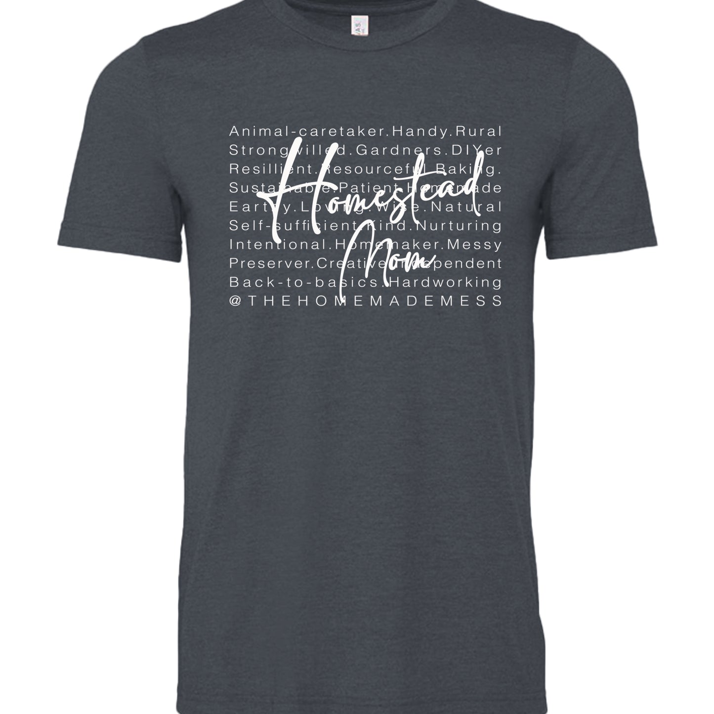 HEATHER MID NAVY - 3001CVC - FRONT